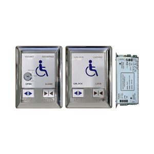 Automatic Door Access Control System Accessible Design Emergency Key Unlock Switch for Public Places Use CN209