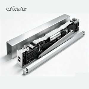 ED100/250 automatic swing door system with inward opening arm