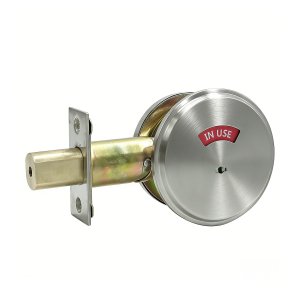 Deadbolt Lock Ansi Grade 2 Stainless Steel Durable Indicator Dead Lock Keyless Privacy Door Lock for Toilet Washroom