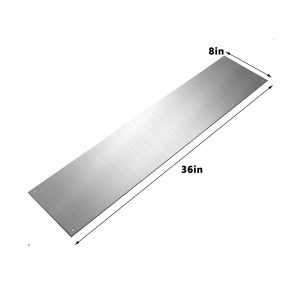 Stainless Steel SUS304 Outdoor Door Kick Plate Wooden Door Anti-kick Plate